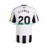 Camisola Newcastle United Elanga 20 Homem Equipamento principal 2025-2026 Mangas Curtas