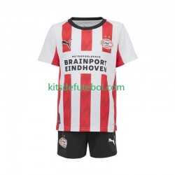 Camisola PSV Eindhoven Criança Equipamento principal 2025-2026 Mangas Curtas