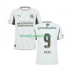 Camisola PSV Eindhoven Ricardo Pepi 9 Homem Terceiro equipamento 2025-2026 Mangas Curtas