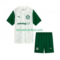 Camisola Palmeiras Criança Equipamento alternativo 2025-2026 Mangas Curtas