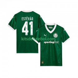 Camisola Palmeiras Estevao 41 Homem Equipamento principal 2025-2026 Mangas Curtas