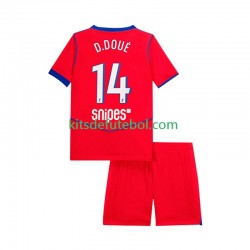 Camisola Paris Saint-Germain Desire Doue 14 Criança Terceiro equipamento 2025-2026 Mangas Curtas