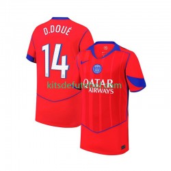 Camisola Paris Saint-Germain Desire Doue 14 Homem Terceiro equipamento 2025-2026 Mangas Curtas