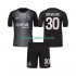 Camisola de Guarda-redes Paris Saint-Germain Lucas Chevalier 30 Criança Equipamento principal 2025-2026 Mangas Curtas