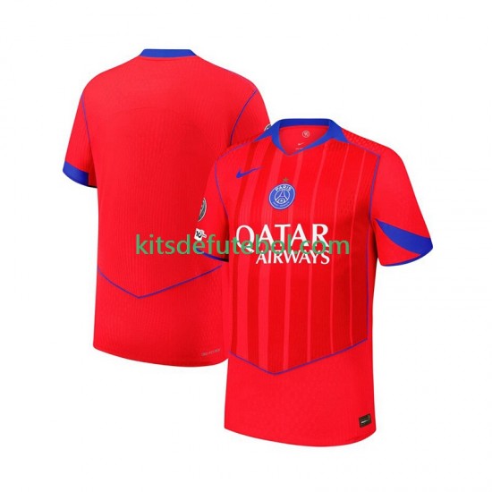 Camisola Paris Saint-Germain Homem Terceiro equipamento 2025-2026 Mangas Curtas