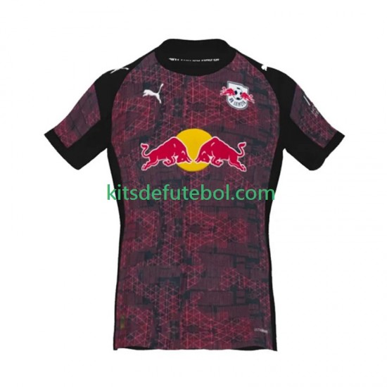 Camisola RB Leipzig Homem Terceiro equipamento 2025-2026 Mangas Curtas