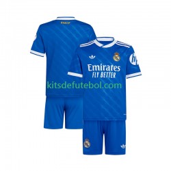 Camisola Real Madrid Criança Terceiro equipamento 2025-2026 Mangas Curtas