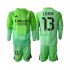 Camisola de Guarda-redes Real Madrid Andriy Lunin 13 Criança Equipamento alternativo 2025-2026 Mangas Compridas