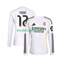 Camisola Real Madrid Trent Alexander-Arnold 12 Homem Equipamento principal 2025-2026 Mangas Compridas