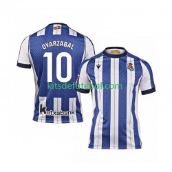 Camisola Real Sociedad Mikel Oyarzabal 10 Homem Equipamento principal 2025-2026 Mangas Curtas