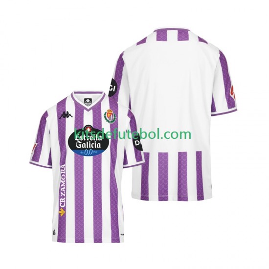 Camisola Real Valladolid Homem Equipamento principal 2025-2026 Mangas Curtas
