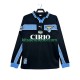 Camisola Retrô SS Lazio Homem Equipamento alternativo 1998 1999 Mangas Compridas