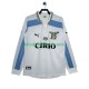 Camisola Retrô SS Lazio Homem Equipamento alternativo 1999 2000 Mangas Compridas
