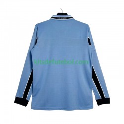 Camisola Retrô SS Lazio Homem Equipamento principal 1998 1999 Mangas Compridas