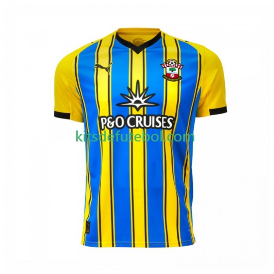 Camisola Southampton Homem Equipamento alternativo 2025-2026 Mangas Curtas