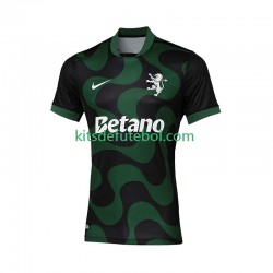 Camisola Sporting CP Homem Equipamento alternativo Quarto equipamento 2025-2026 Mangas Curtas