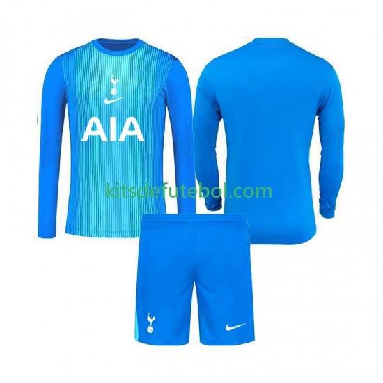 Camisola de Guarda-redes Tottenham Hotspur Criança Equipamento alternativo 2025-2026 Mangas Compridas