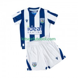 Camisola West Bromwich Albion Criança Equipamento principal 2025-2026 Mangas Curtas