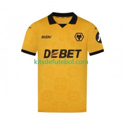 Camisola Wolverhampton Wanderers Homem Equipamento principal 2025-2026 Mangas Curtas