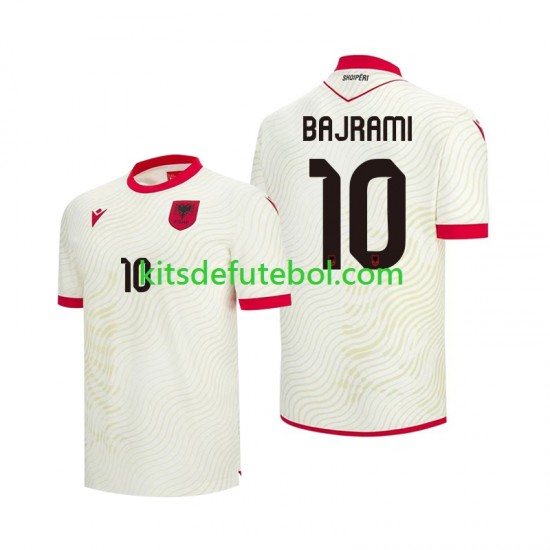 Camisola Seleção da Albanesa Nedim Bajrami 10 Homem Equipamento alternativo Mundial 2026 Mangas Curtas