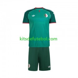 Camisola Seleção da Argelina Criança Equipamento alternativo 2026 Mangas Curtas