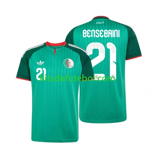 Camisola Seleção da Argelina Ramy Bensebaini 21 Homem Equipamento alternativo 2026 Mangas Curtas