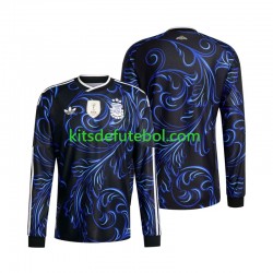 Camisola Seleção da Argentina Homem Equipamento alternativo Mundial 2026 Mangas Compridas