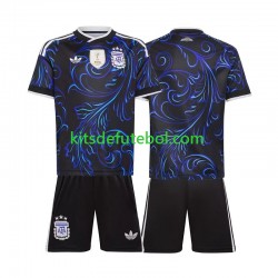 Camisola Seleção da Argentina Criança Equipamento alternativo Mundial 2026 Mangas Curtas