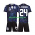 Camisola Seleção da Argentina Enzo Fernandez 24 Criança Equipamento alternativo Mundial 2026 Mangas Curtas