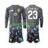 Camisola de Guarda-redes Seleção da Argentina Emiliano Martinez 23 Criança Equipamento principal Mundial 2026 Mangas Compridas