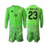 Camisola de Guarda-redes Seleção da Argentina Emiliano Martinez 23 Criança Terceiro equipamento Mundial 2026 Mangas Compridas