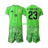 Camisola de Guarda-redes Seleção da Argentina Emiliano Martinez 23 Criança Terceiro equipamento Mundial 2026 Mangas Curtas