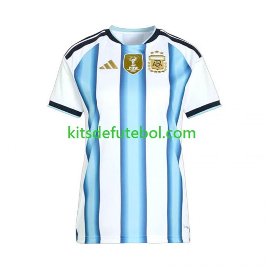 Camisola Seleção da Argentina Mulheres Equipamento principal Mundial 2026 Mangas Curtas