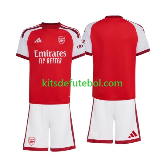 Camisola Arsenal Criança Equipamento principal 2026-2027 Mangas Curtas