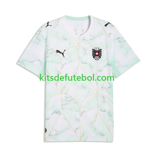 Camisola Seleção da Austríaca Homem Equipamento alternativo Mundial 2026 Mangas Curtas
