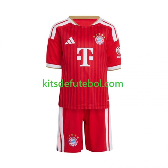 Camisola Bayern de Munique Criança Equipamento principal 2026-2027 Mangas Curtas