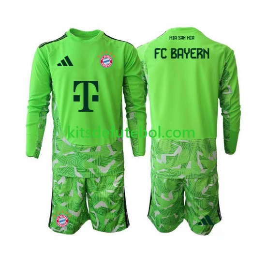 Camisola de Guarda-redes Bayern de Munique Criança Equipamento principal 2026-2027 Mangas Compridas