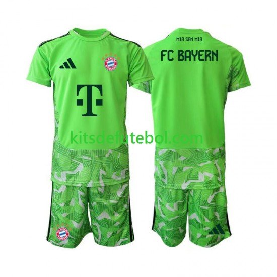Camisola de Guarda-redes Bayern de Munique Criança Equipamento principal 2026-2027 Mangas Curtas