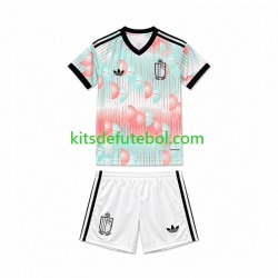 Camisola Seleção da Belga Criança Equipamento alternativo Mundial 2026 Mangas Curtas