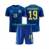 Camisola Bosnia Herzegovina Kerim Alajbegovic 19 Criança Equipamento principal Mundial 2026 Mangas Curtas