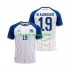 Camisola Bosnia Herzegovina Kerim Alajbegovic 19 Homem Equipamento alternativo Mundial 2026 Mangas Curtas