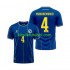 Camisola Bosnia Herzegovina Tarik Muharemovic 4 Homem Equipamento principal Mundial 2026 Mangas Curtas