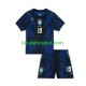 Camisola Seleção da Brasileira Endrick 19 Criança Equipamento alternativo Mundial 2026 Mangas Curtas