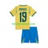 Camisola Seleção da Brasileira Endrick 19 Criança Equipamento principal Mundial 2026 Mangas Curtas