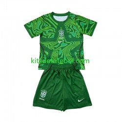 Camisola de Guarda-redes Seleção da Brasileira Criança Equipamento alternativo Mundial 2026 Mangas Curtas