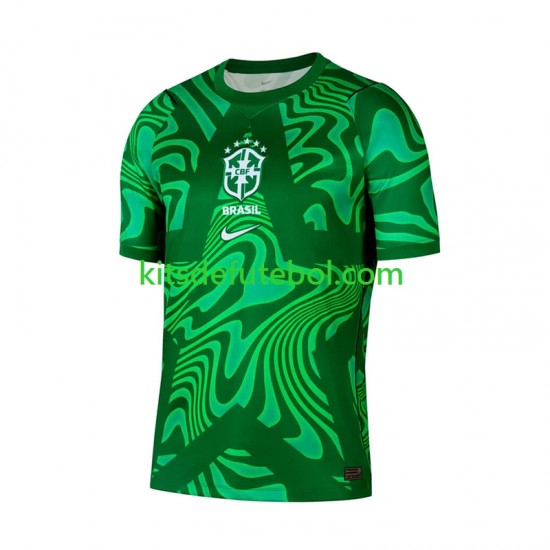 Camisola de Guarda-redes Seleção da Brasileira Homem Equipamento alternativo Mundial 2026 Mangas Curtas