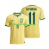 Camisola Seleção da Brasileira Raphinha 11 Homem Equipamento principal Mundial 2026 Mangas Curtas