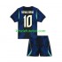 Camisola Seleção da Brasileira Ronaldinho 10 Criança Equipamento alternativo Mundial 2026 Mangas Curtas
