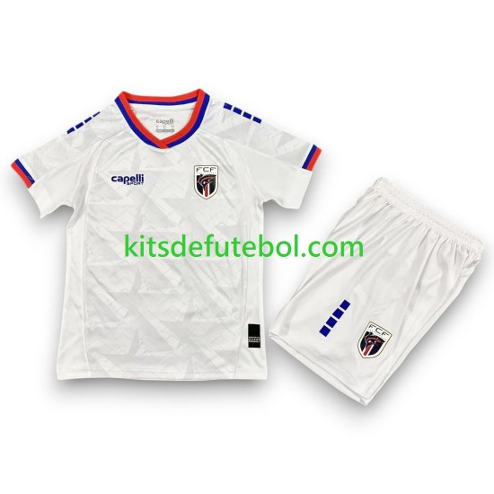 Camisola Cape Verde Criança Equipamento alternativo Mundial 2026 Mangas Curtas