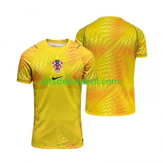 Camisola de Guarda-redes Seleção da Croata Homem Equipamento principal Mundial 2026 Mangas Curtas